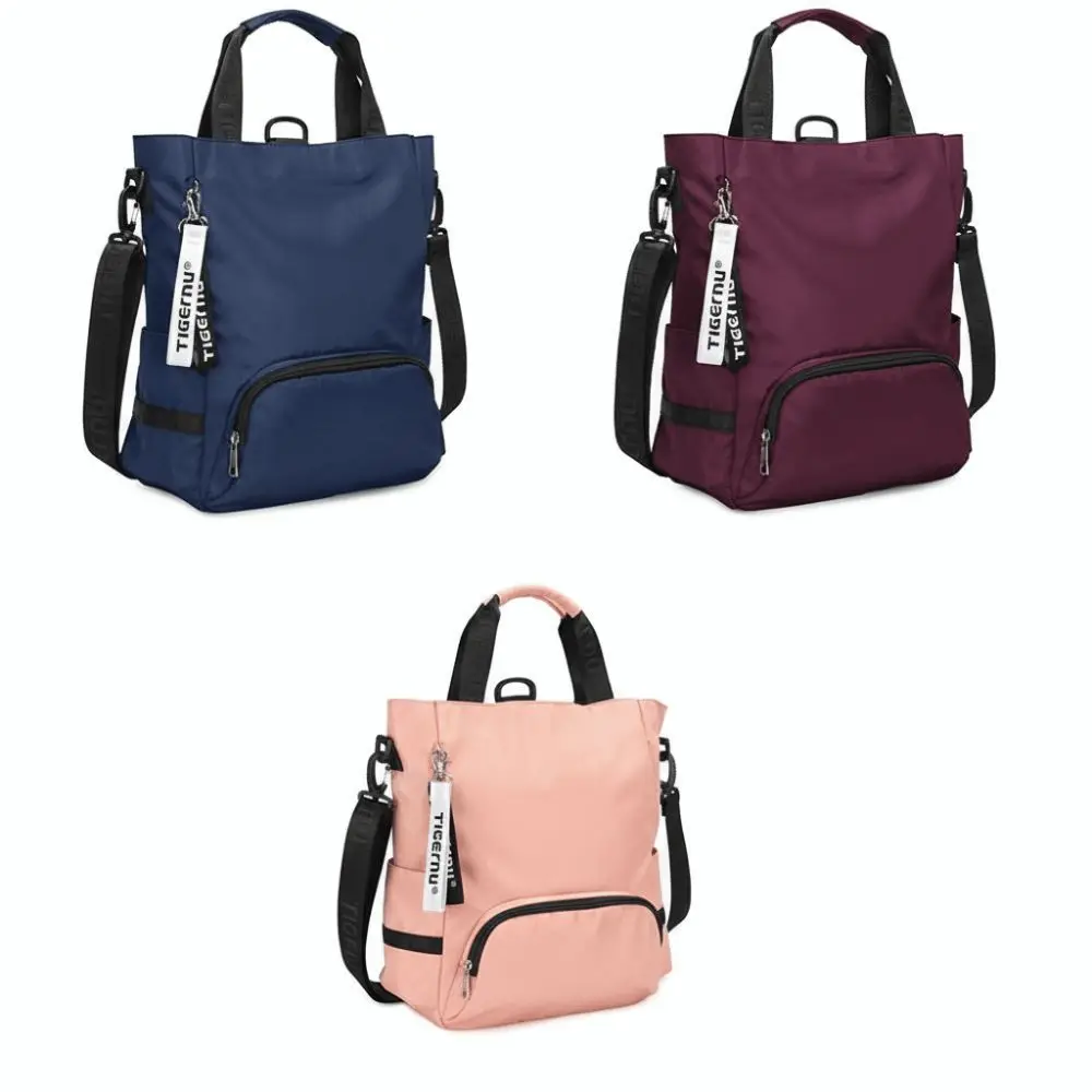 

Универсальный рюкзак из ткани Оксфорд, полиэстер, розовый, синий, красный, школьный рюкзак, моющиеся рюкзаки большой вместимости для поездок на работу