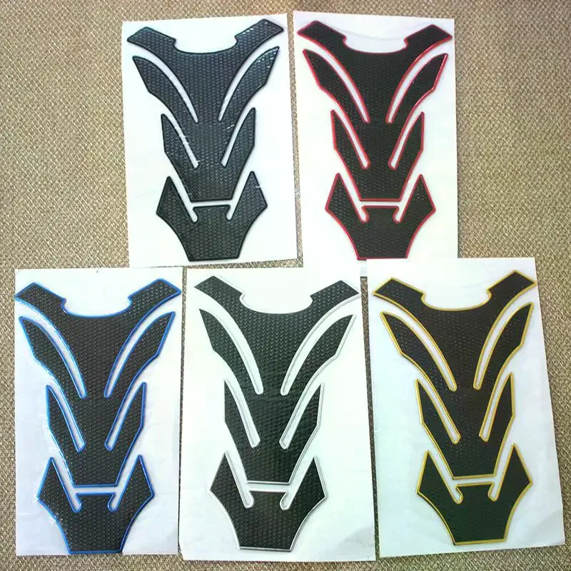 

Motorcycle Carbon Fiber 3D Oil Fuel Gas Tank Pad Tankpad Decal Protector Sticker For 250 300 400 500 650 1000 ZX6R ZX10R