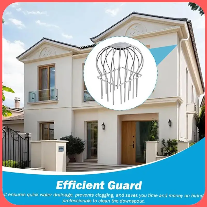 

AA89-Защита желоба, 2 шт., фильтр для желоба с круглой головкой, защита водосточной трубы, даже полая сменная крышка желоба для листьев