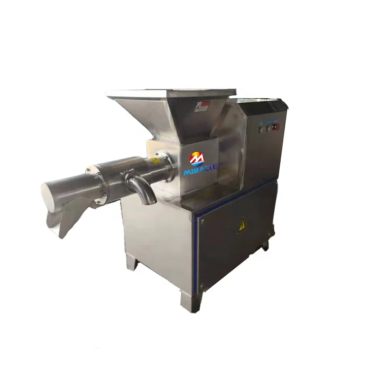 Chicken neck meat and bone separator machine poultry meat processing machine