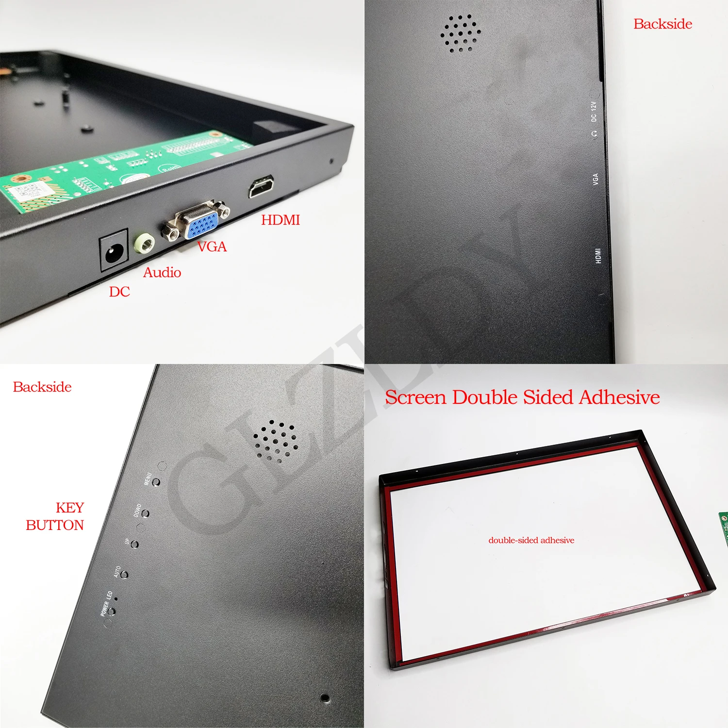 9.7 بوصة 11.6 بوصة 14 بوصة 15.6 بوصة HDMI + VGA لوحة للقيادة لتقوم بها بنفسك غلاف من سبائك الألومنيوم المتوسطة لشاشة LVDS EDP المحمولة ذاتية الصنع