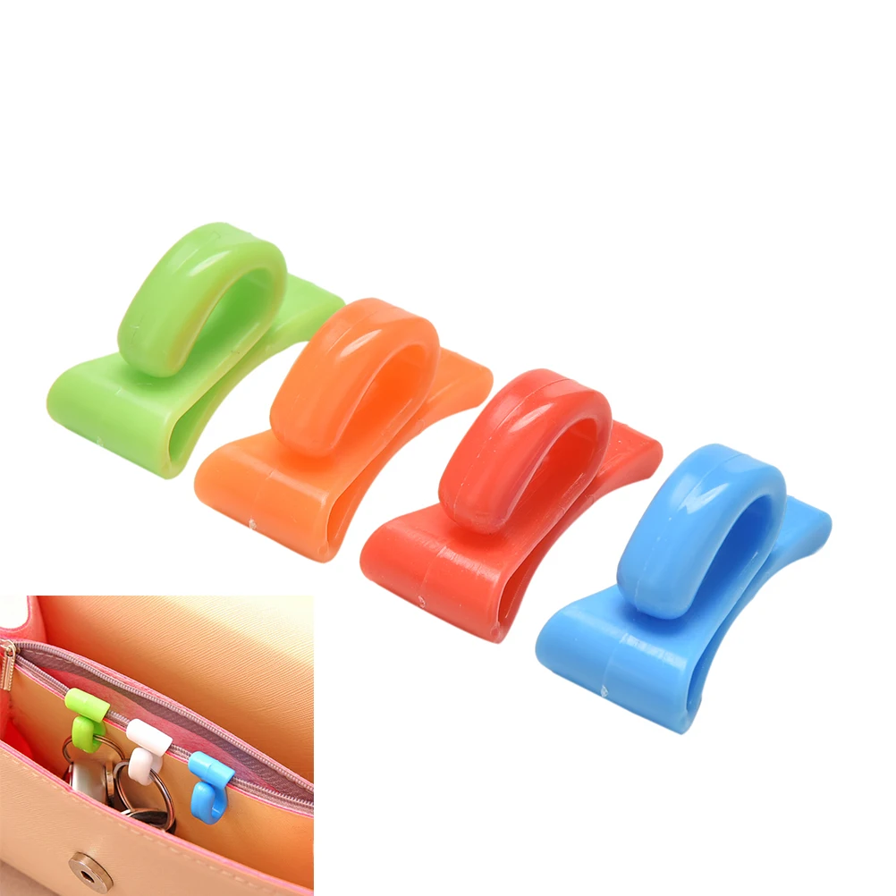 2 PCS Colorful Mini Built-in Bag Clip To Prevent Lost Key Hook Rack Store Clip Used In A Variety Of Types Of Bags