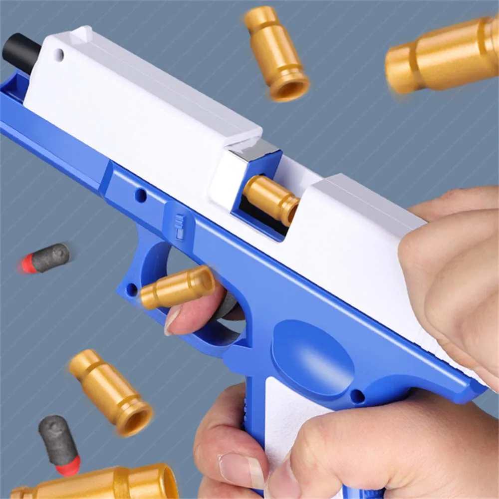 Soft Bullets Toy Guns For Kids Boys Shell Ejecting Pistol Blaster Gun Birthday Gifts Dropshipping Australia