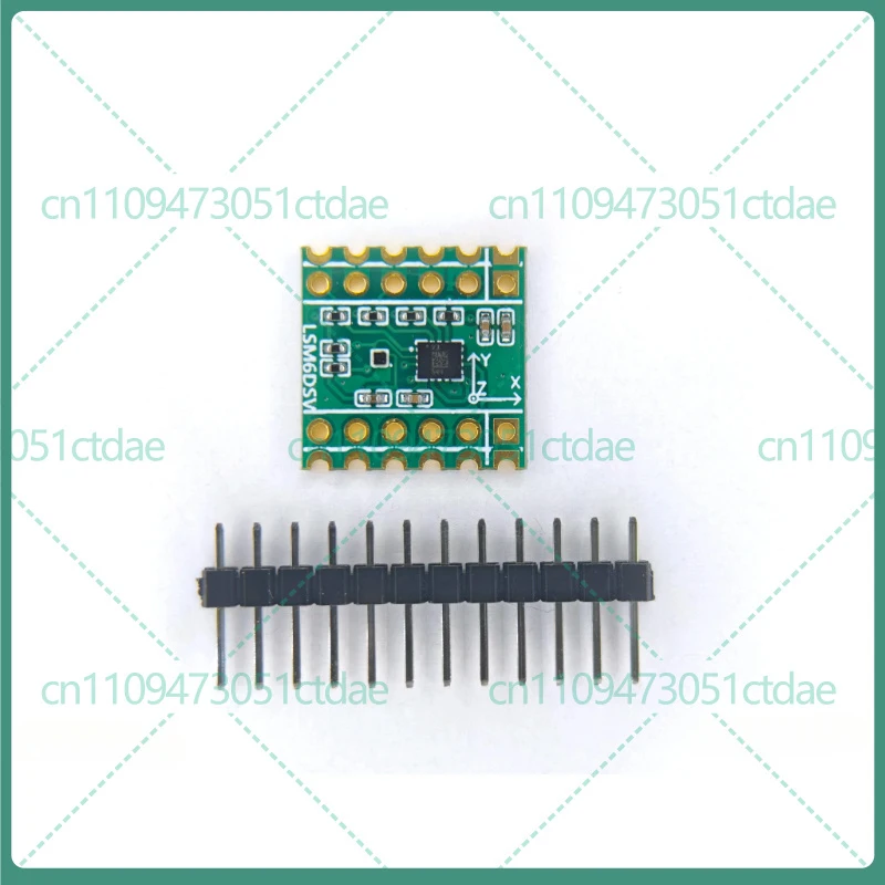 For LSM6DSV 6-Axis IMU Module Optional QMC6309 SPI IIC Compatible Smol SlimeVR Motion Tracking Breakout