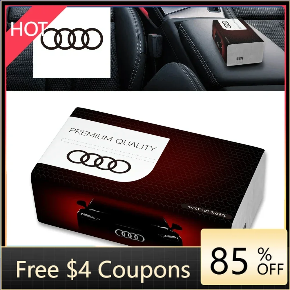 

For Audi Premium Quality 4-ply-90 Sheets For Luxury Auto Interiors Premium Tissue For Audi Soft Strong Absorbent Perfect