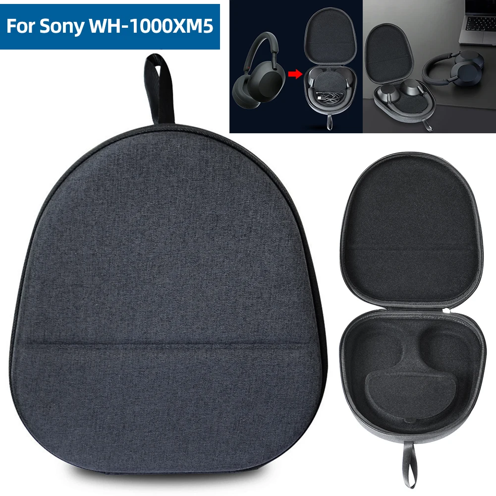 Custodia rigida Custodia protettiva antiurto portatile Custodia protettiva antigraffio EVA Anti-goccia per cuffie Sony WH-1000XM5