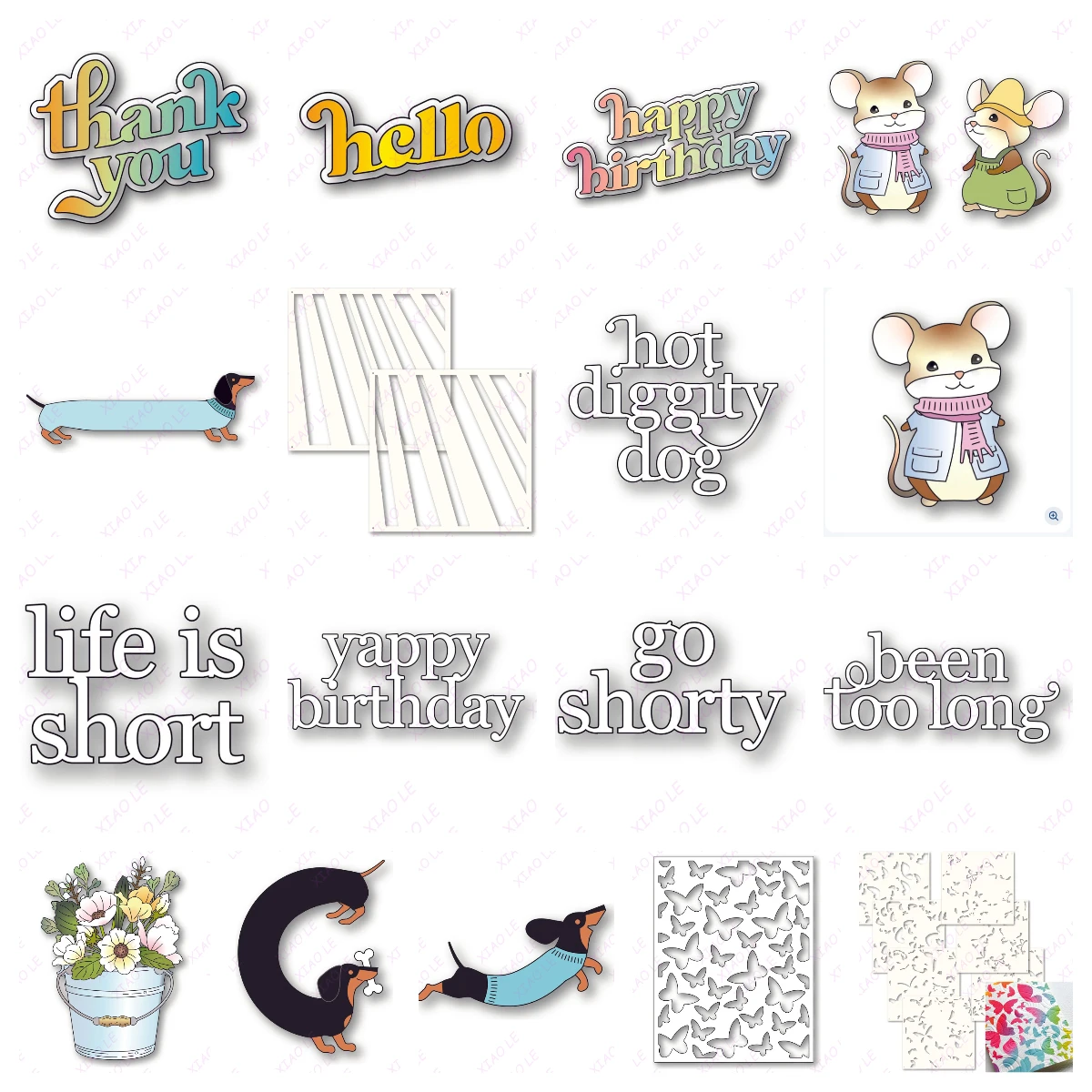 

Butterfly Life is Short Dies Metal Craft Cutting Die DIY Scrapbook Paper Diary Decoration Card Handmade Embossing New Product