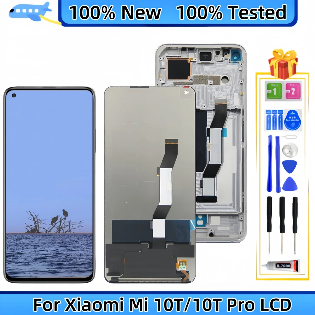 LCD Display Touch Screen Digitizer Assembly Replacement,for Xiaomi Mi 10T, Mi 10T Pro, Redmi K30S