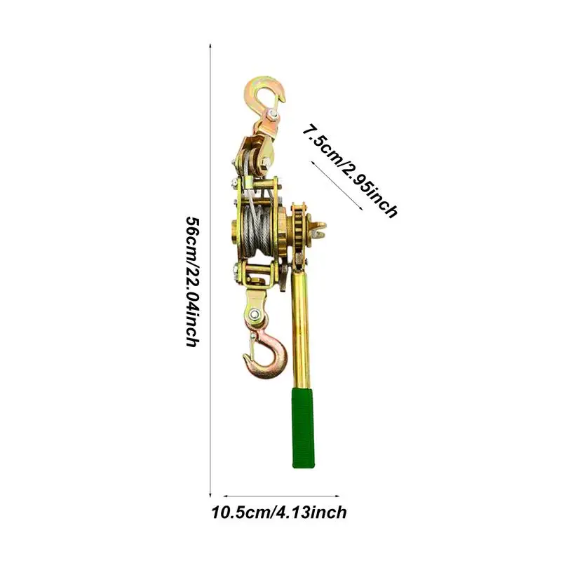 Rope Tightener Heavy Duty Wire Tightener Rope Tensioner Ratcheting Lifting Pulley System Wire Ratchet Tensioner With Reinforced