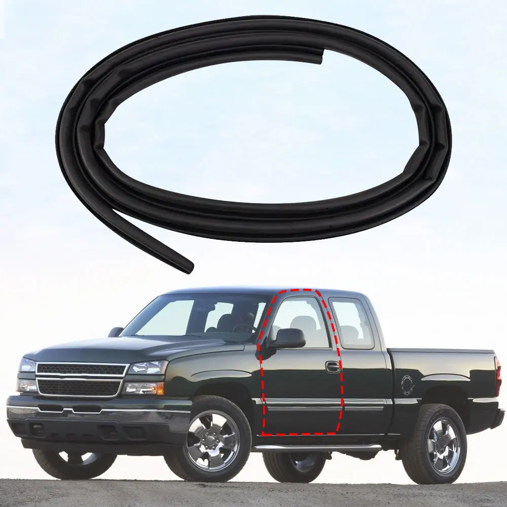

Резиновые дверные уплотнители, уплотнительная лента для боковой двери для Chevy Silverado GMC Sierra Tahoe Suburban Yukon 1AWSK00228, аксессуары