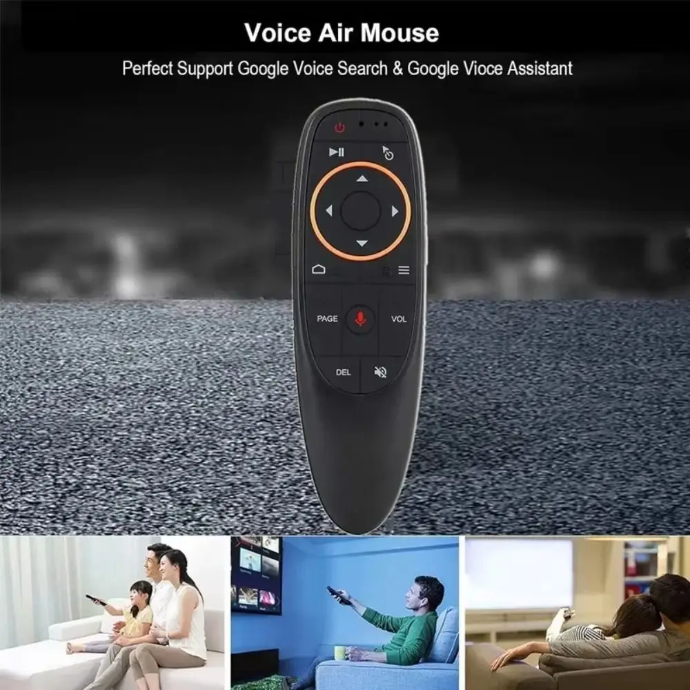 Durable G10S Air Mouse Voice Remote Control Universal Voice Command 2.4G Wireless Remote Gyroscope Remote for Android TV Box