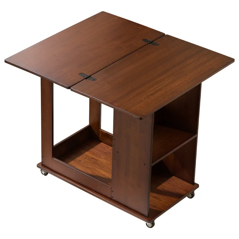 Movable side table, coffee table, second-hand small table, sofa, sideboard, small apartment folding cart, living room shelf
