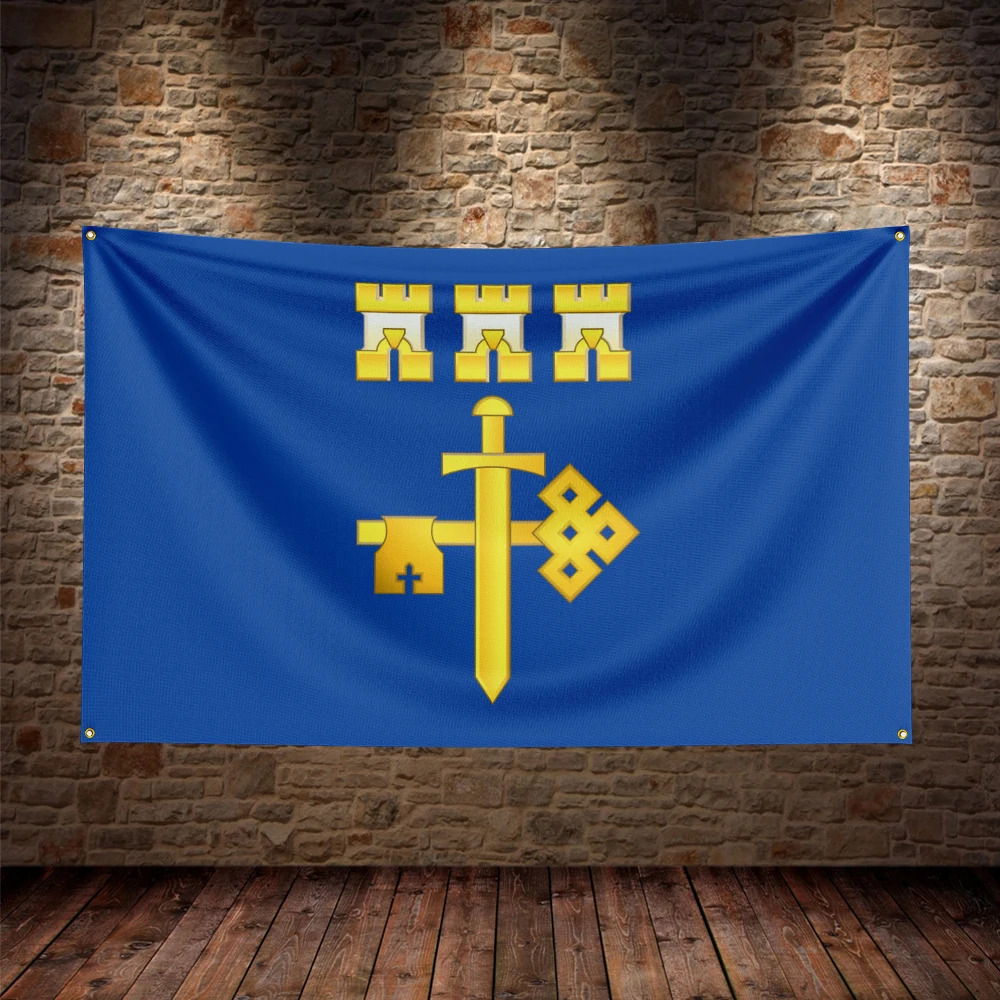 

3X5Ft Ternopil Oblast Ukraine Flag For Decor