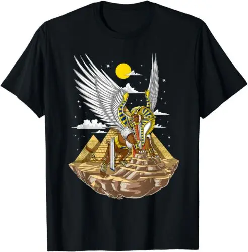 NEW LIMITED Pharaoh God Egyptian Mythology Egyptian Pyramids Sphinx T-Shirt