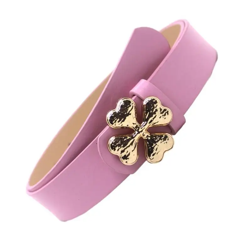 39BB بو الجلود حزام للرجال الإناث حزام الجينز السيدات خمر حزام حزام الإناث #5