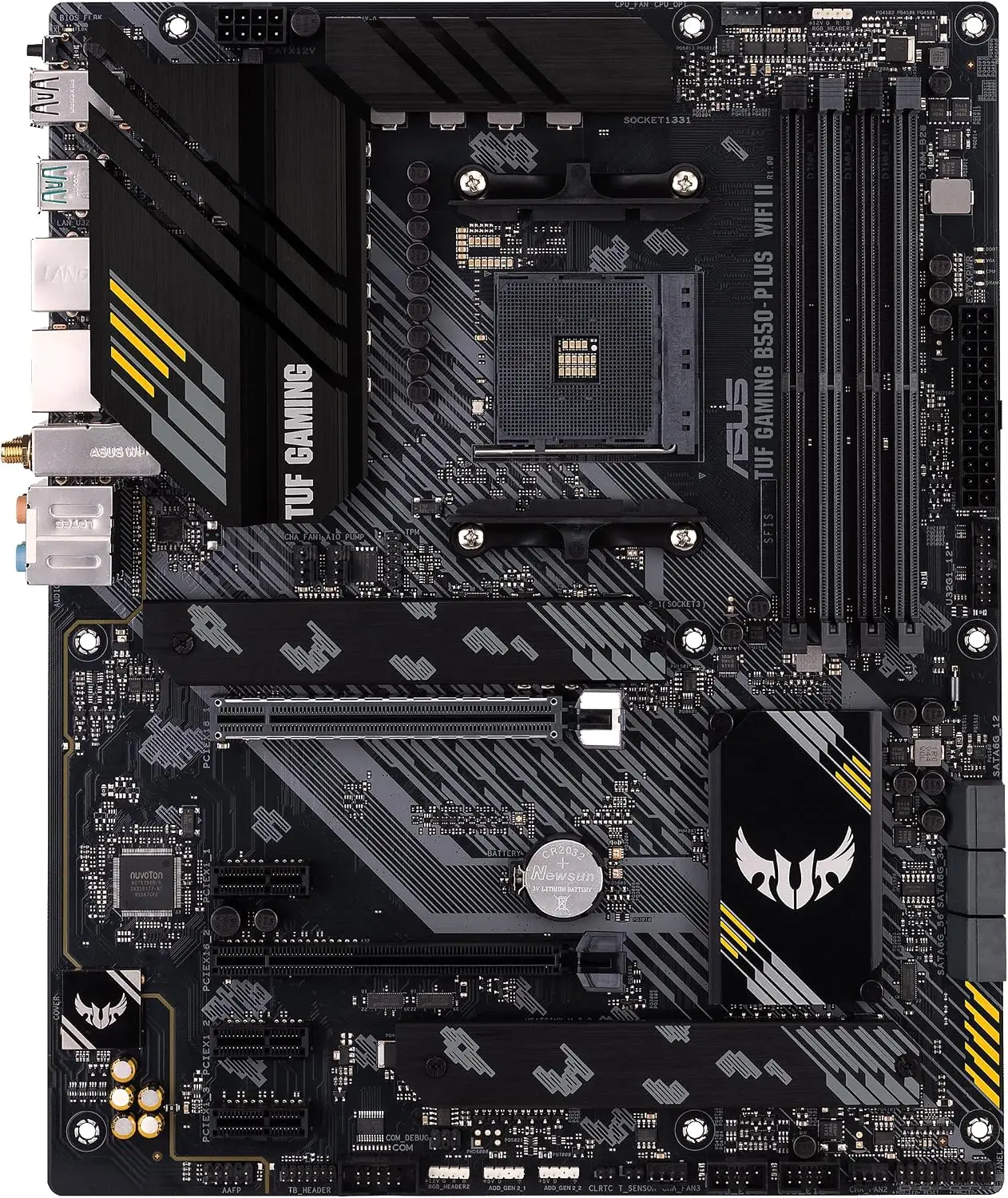 AMD AM4 ATX Gaming Motherboard with WiFi 6, PCIe 4.0, 2.5Gb LAN, RGB Header view 5