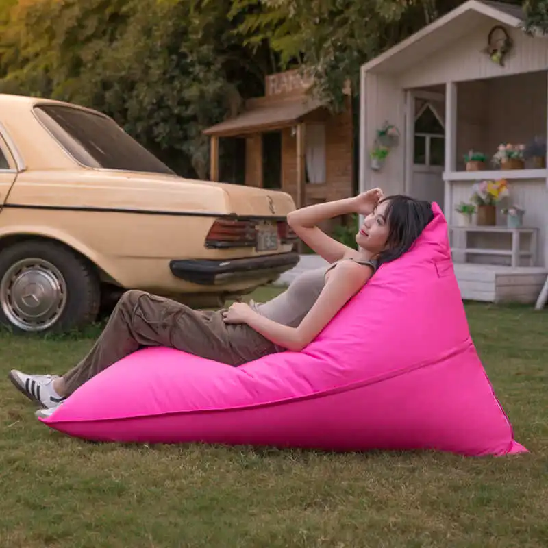 

Pink Unique Yellow Sofas White Waterproof Portable Outdoor Fluffy Puffs Bean Bag Lazy Floor Big Pouf Geant Furniture Home