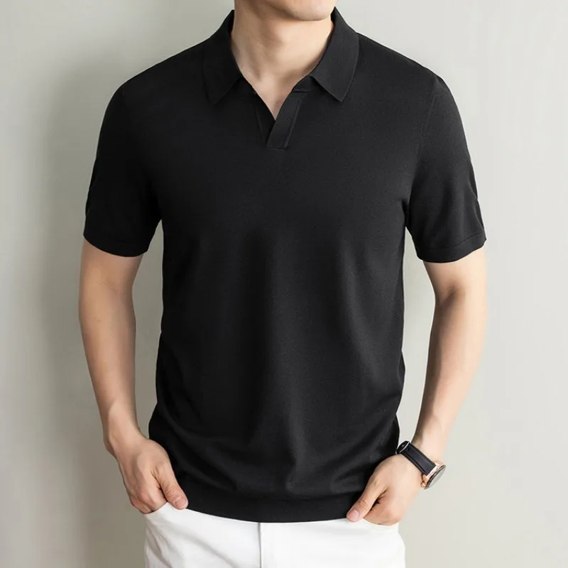 Men S Polo Shirts Lightweight T Shirt Classic Fit Solid Color Casual Wear For Summer Outing — купить у AliExpress WW