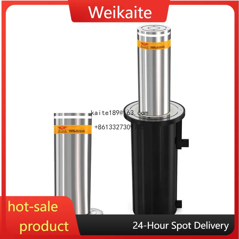 

Automatic Residential Car Anti Theft Post Canada Bollard Barrier No Drainage Required Hydraulic Bollard for Building Entrance