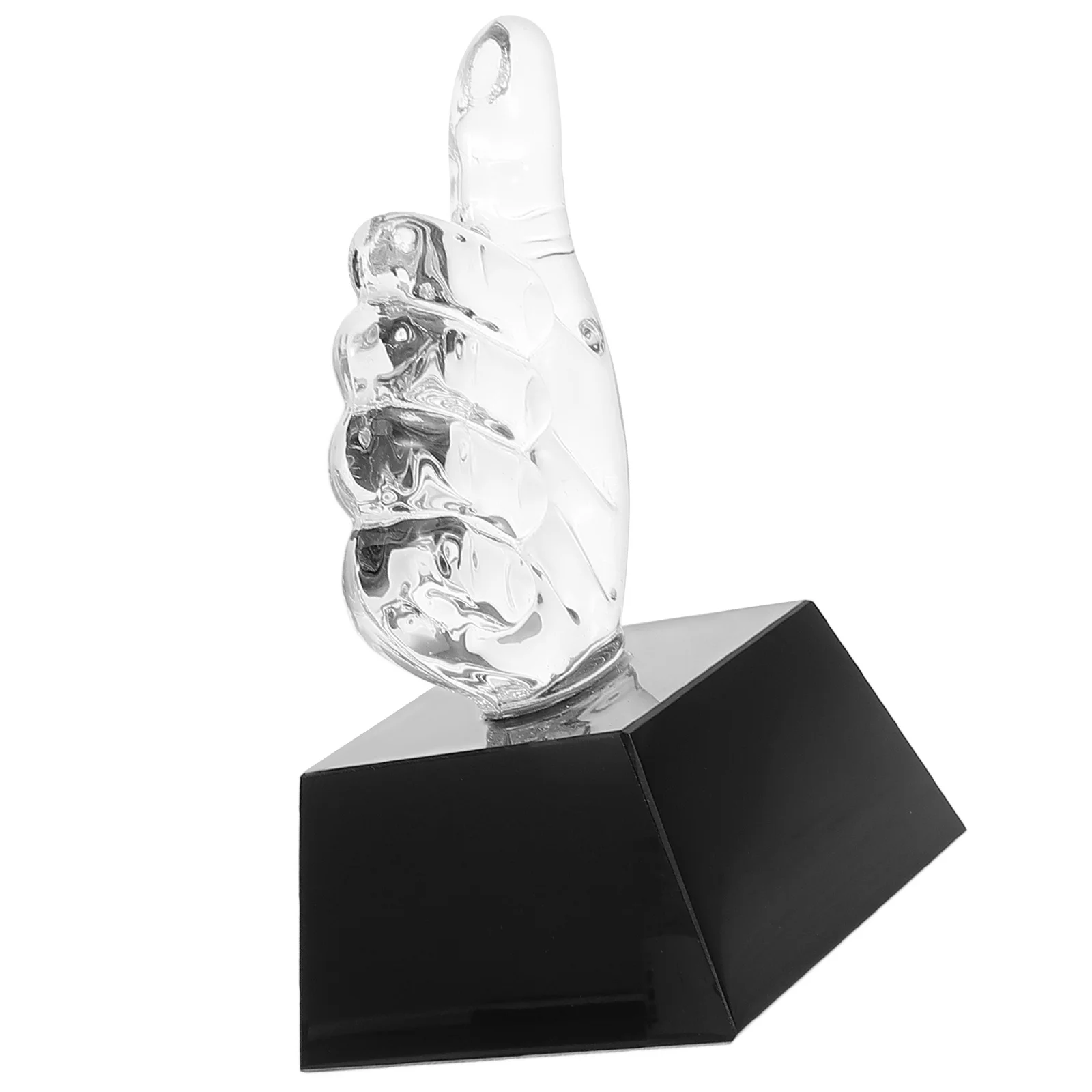 

Crystal Thumbs Up Trophy Award Mini Small Size Celebration Award Trophy Cups for School Classroom Sports Achievements Prize 2024