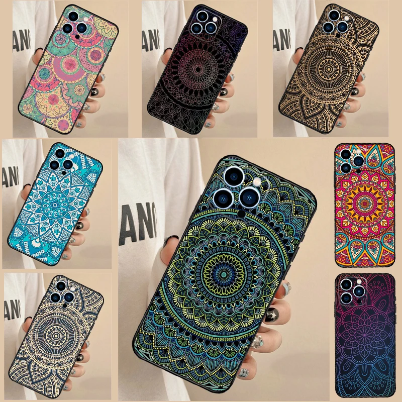 

Чехол Mandala Flower Totem для Huawei Nova 5T 9 10 SE 7i 8i 11i 12i Y73 Y90 Y70 Y72 Y61 Y91 P60 Pro P40 P30 Lite