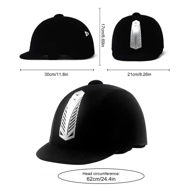 Equestrian Safety Hat Protective Horse Riding Headgear Adjustable Equestrian Sports Enthusiasts Breathable Safety Hats For Ice
