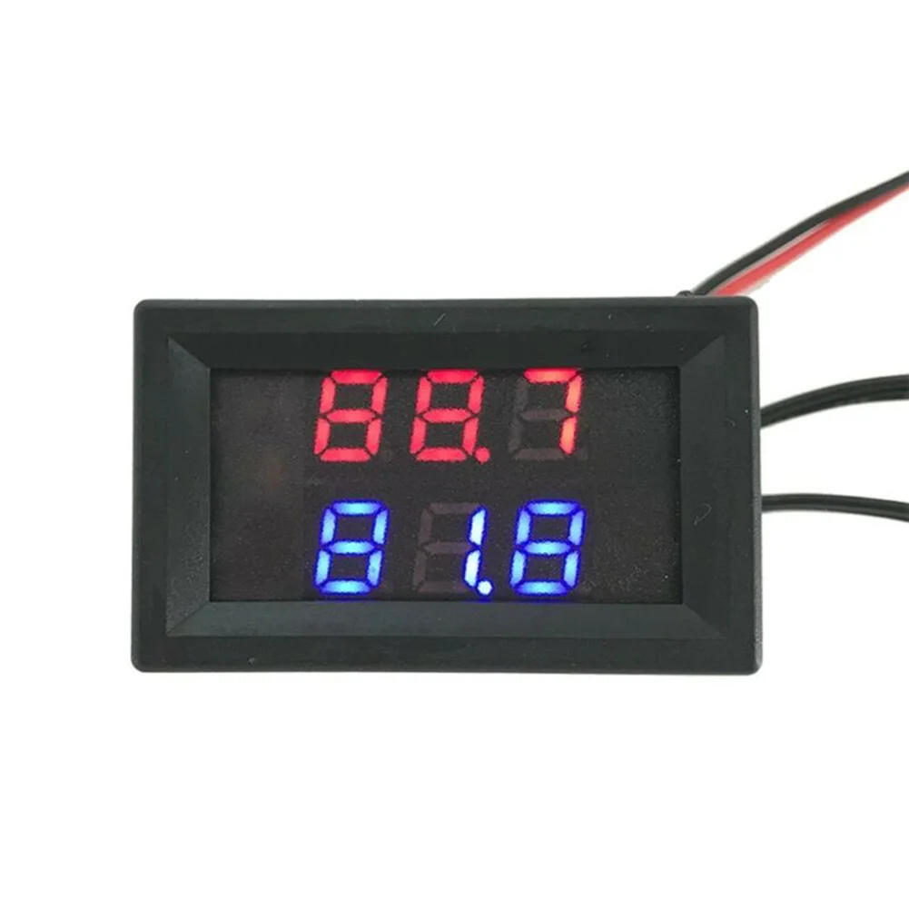 1set Dual Display Digital Thermometer Celsius Temperature Sensor With Probe LED Display For Boilers Air Liquids Measurement