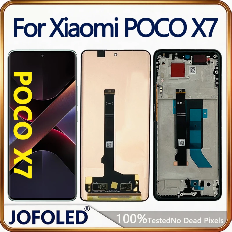 xiaomi-poco-x7用oem品質amoledスクリーン-lcdディスプレイタッチスクリーンアセンブリ-24095pcadg-lcd交換部品