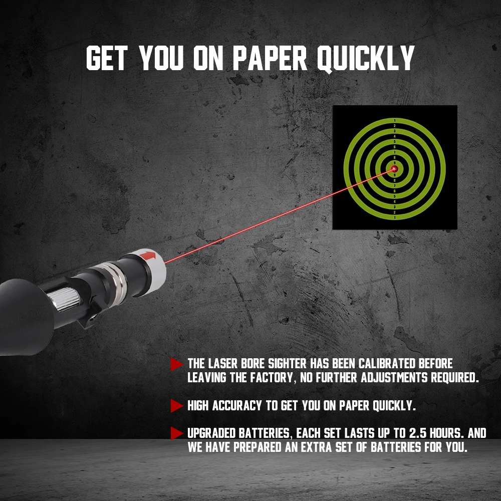 مجموعة رؤية الليزر الأخضر التكتيكي 1356 - بدون نطاقات بدون ذخيرة، توفر الوقت والمال للبندقية/المسدس/البندقية. #6