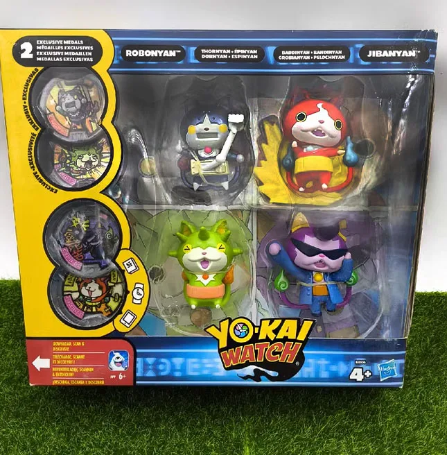 Hasbro Monsterse WatchseJibanyans Komasanes Action Figures Model Toy Anime Peripheral Collection Children's Birthday Gift