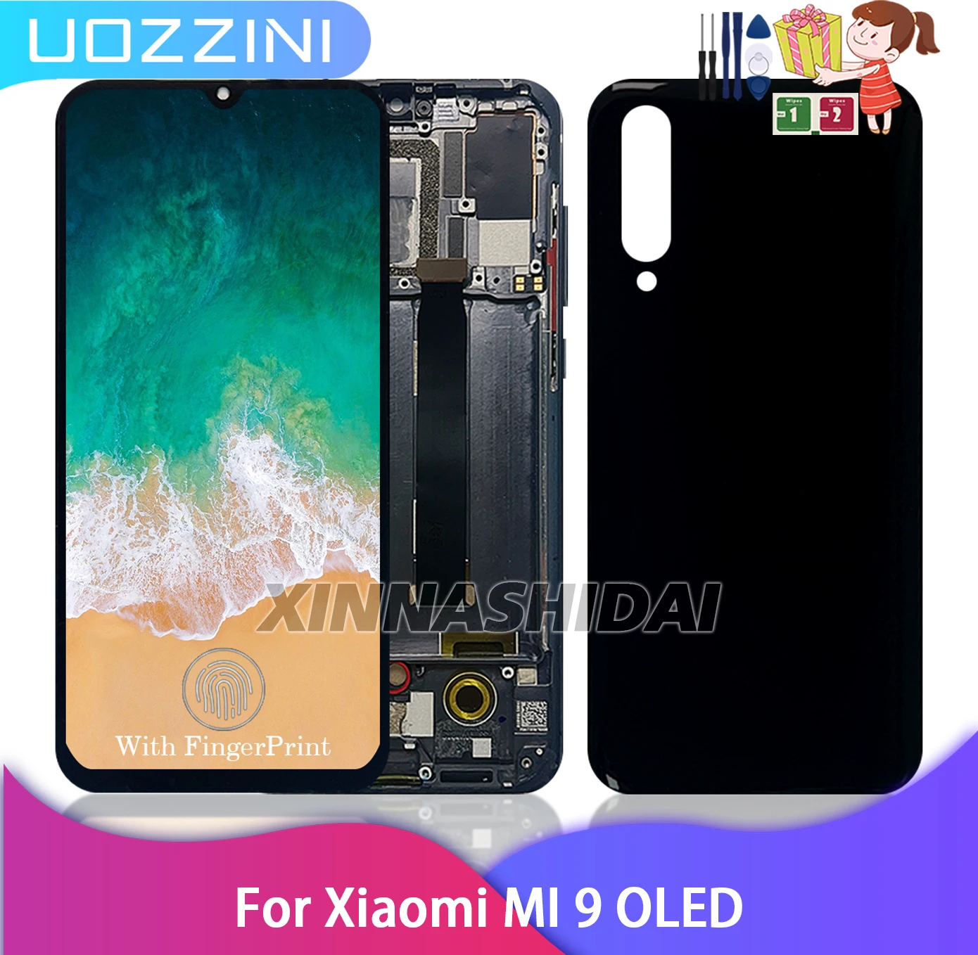 100-テスト済み-639-''oled-xiaomi-mi-9-lcd-タッチスクリーンデジタイザーアセンブリ-xiaomi-mi-9-ディスプレイ修理部品用-テスト済み