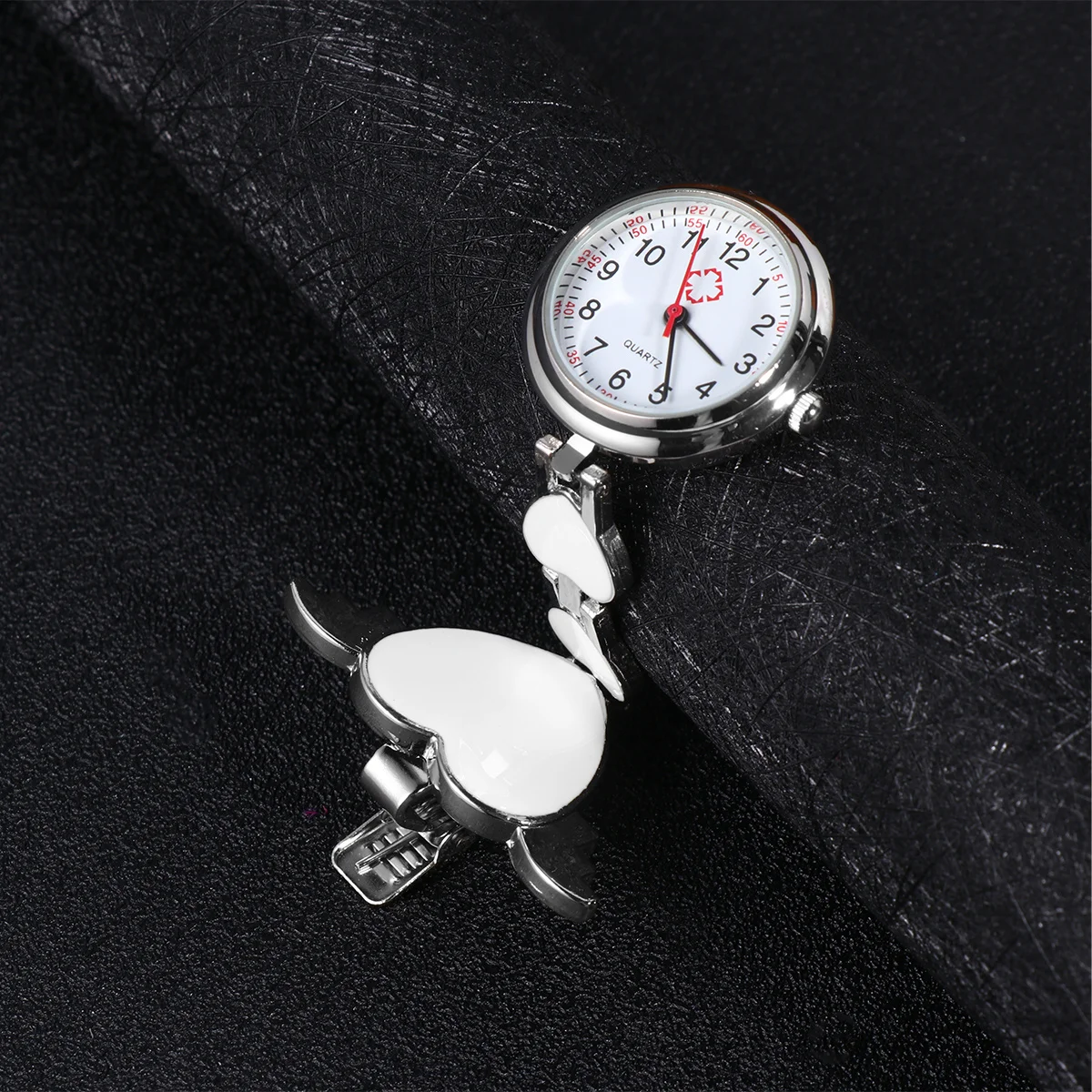 

Red Doctor Nurse Pocket Watch Durable Materials Simple Design Exquisite Detail Easy Information Reading Good Gift