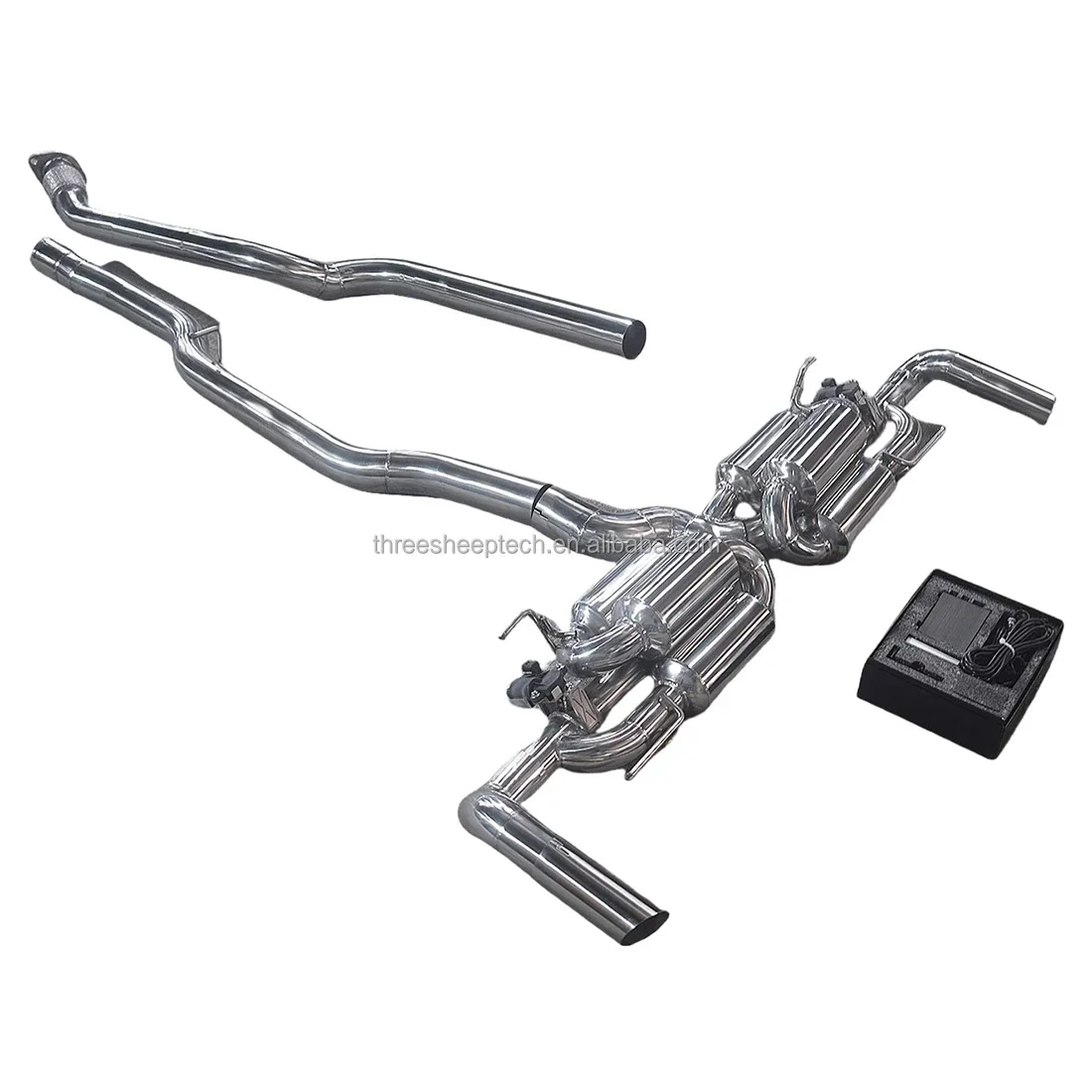 New Style High Performance Valved Catback Exhaust Pipes for Alfa Romeo Giulia/stelvio 2.0t  Exhaust System With Remote Control