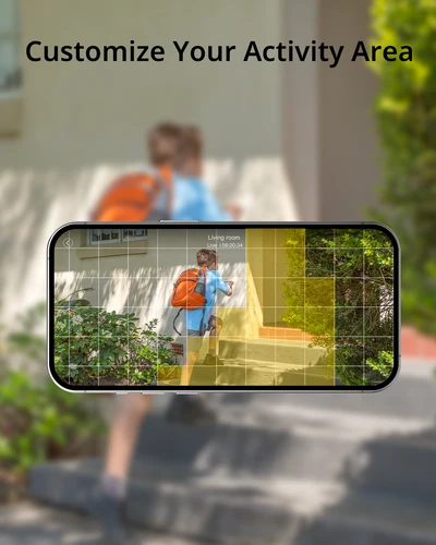 Imagen 2 del producto Boykeep-cámara de seguridad exterior para el hogar, videocámara panorámica e inclinable de 2,4 °, visión nocturna a Color, detección de movimiento y seguimiento, 2K, 360 GHz