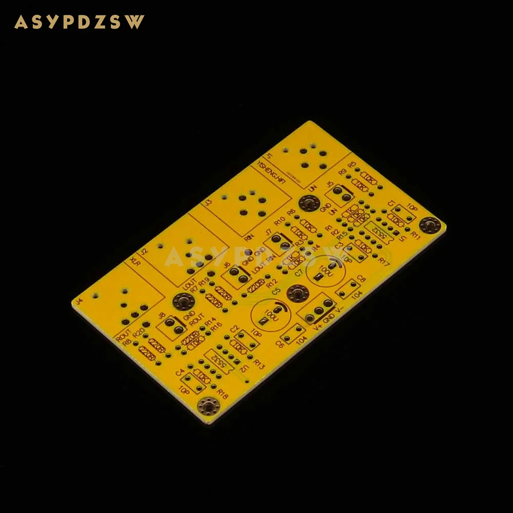 MINI single-ended to balanced/balanced to single-ended/RCA to RCA/XLR to XLR Preamplifier conversion Bare PCB