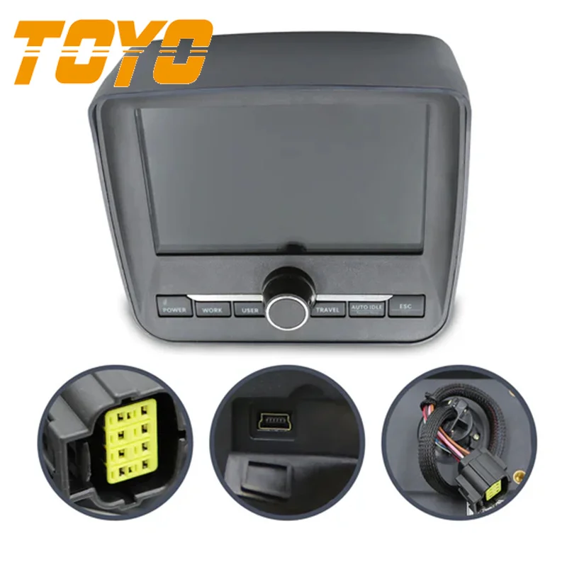 La excavadora R480-9 parte la pantalla 21Q6-30105 R210-9 R250LC-9 21Q6-33401 de ToyoMonitor