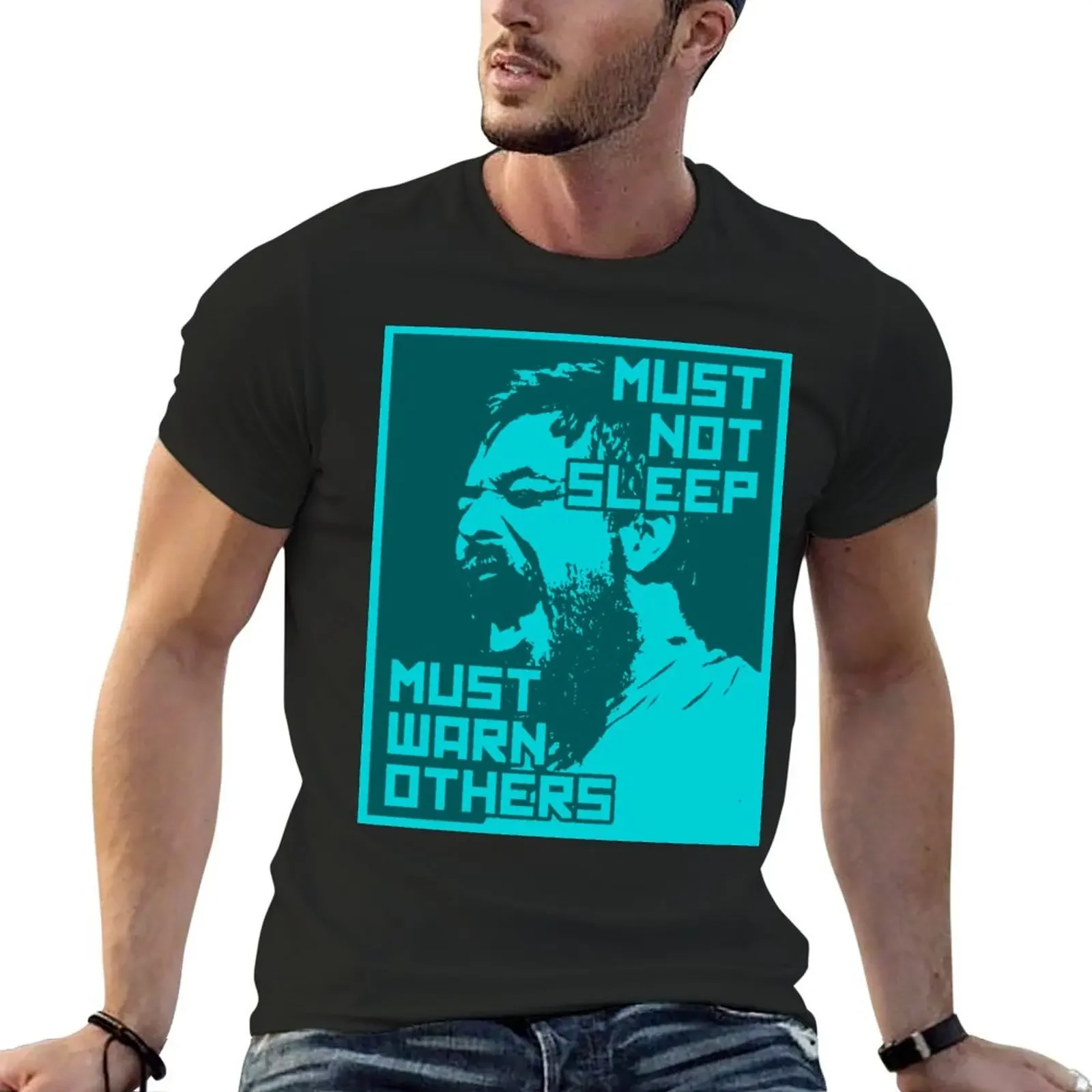 Aesop Rock Must Not Sleep T-Shirt anime figures oversized t shirt T-shirts for men cotton