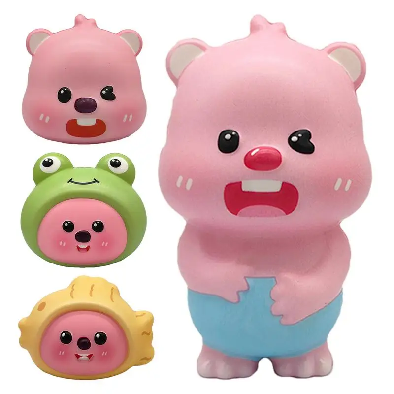 

Kawaii Ruby Squeeze Sensory Toys Cute Cartoon Animals Slow Rebound Knead Toys Cartoon Doll Ornaments Children Birthday Gifts