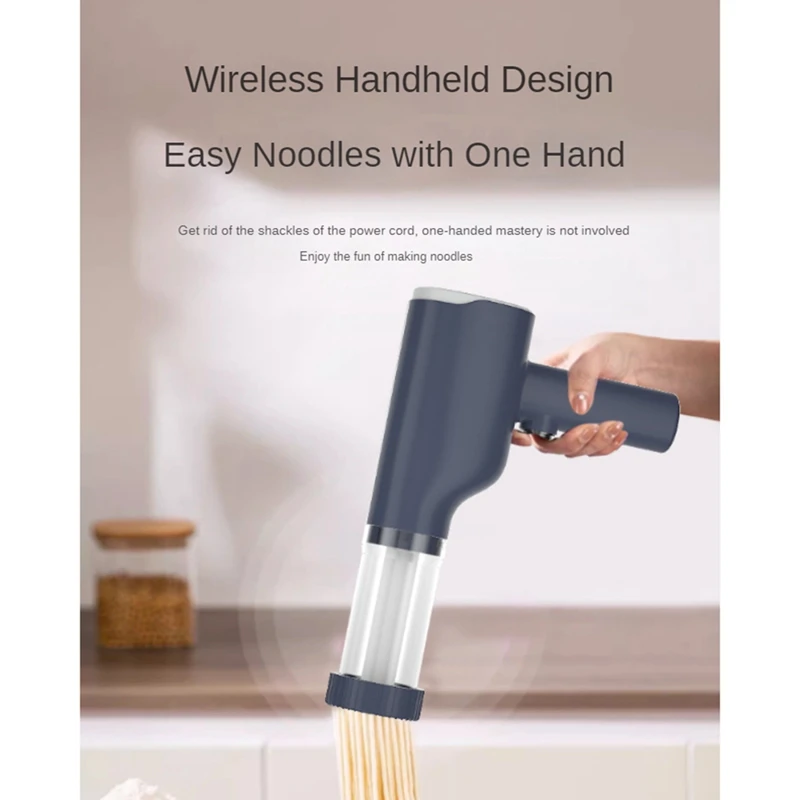 Pasta Dough Maker Cordless Noodle Maker Machine Electric Pasta Maker For Kitchen Accessories Cooking Maker Noodle Cutter