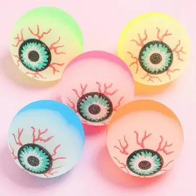 

40pcs Scary Eye Ball Bouncy Balls For Halloween Party Favors Kids Trick Or Treat Bags Carnival Prizes Decorations