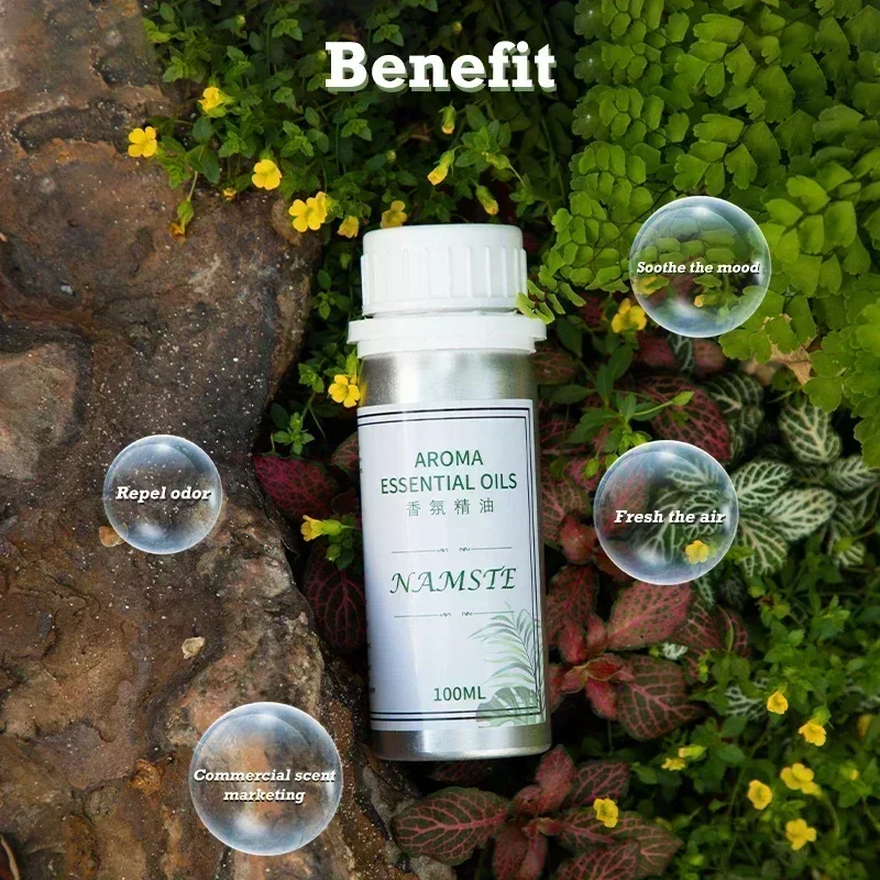 NAMSTE 100ml Essential Oil woody Fragrance Oil Essential Oil For Electric Diffuser Room Fragrance Home Flavoring Aroma Diffuser