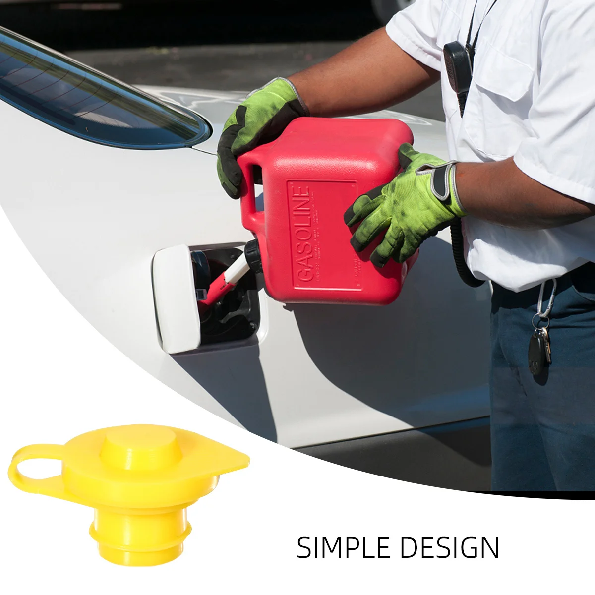 

10pcs Vented Oil Tank Lid High Quality ABS Fuel Cap Lightweight Compact Screw Jar Parts Gas Can Container Oil Filter