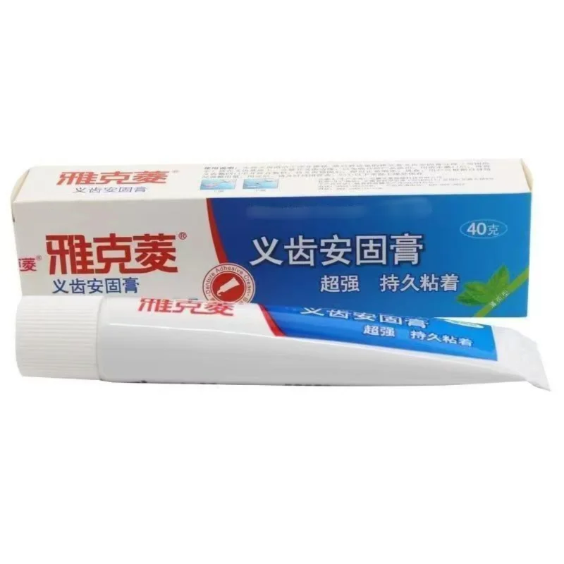 1 Branch Dental Denture Adhesive Cream Original Formula Zinc Free Extra Strong Hold For Upper Lower Or Partials Dentist Material