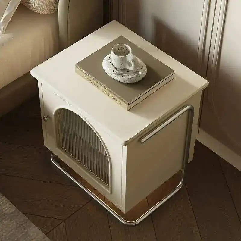 

Trendy Bedside Table Koreanwhite Drawers Wood Unique Living Room Nightstand Corner Storage Mesa De Cabeceira Office Furniture