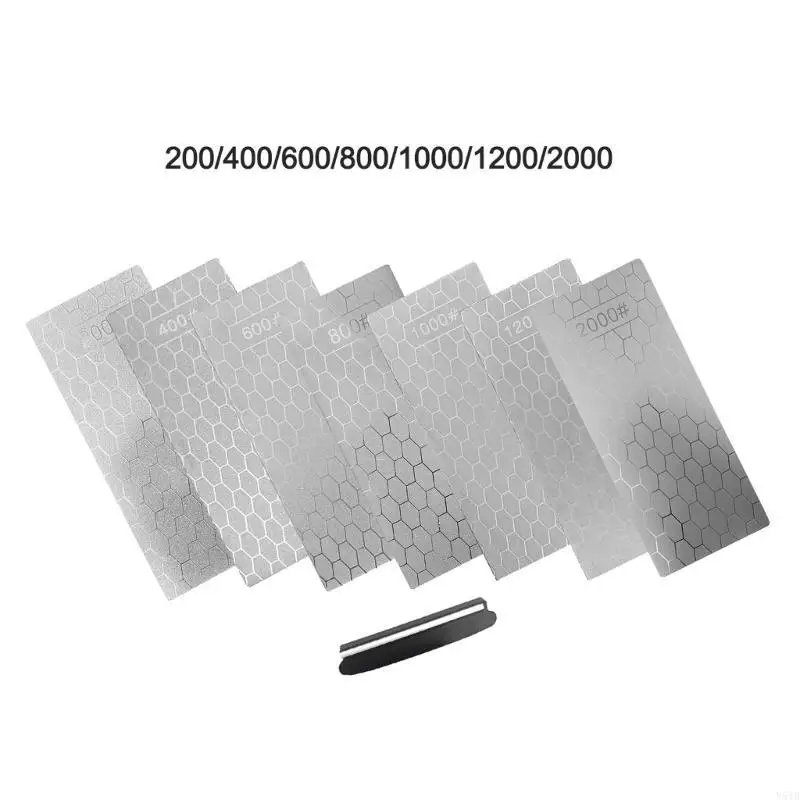 Y51B Diamond Sharping Stone 200-2000# Knife Sharpner Whetstone Outdoor Kitchen