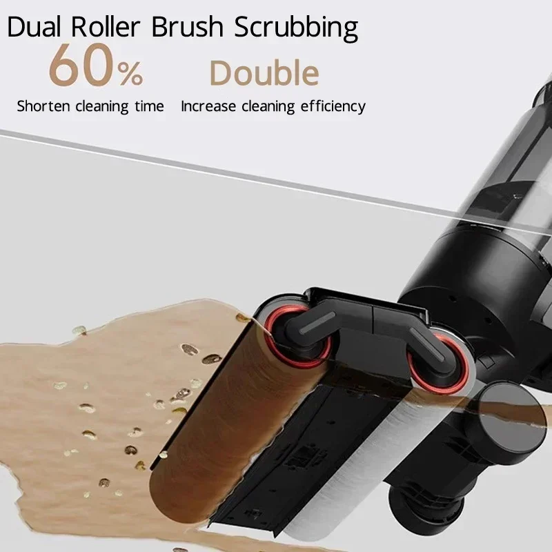 Dreame H13 Floor Scrubber with Dual Roller Brush Self-cleaning Heat Drying Sterilization Mopping Scrubbing Cleaning Machine