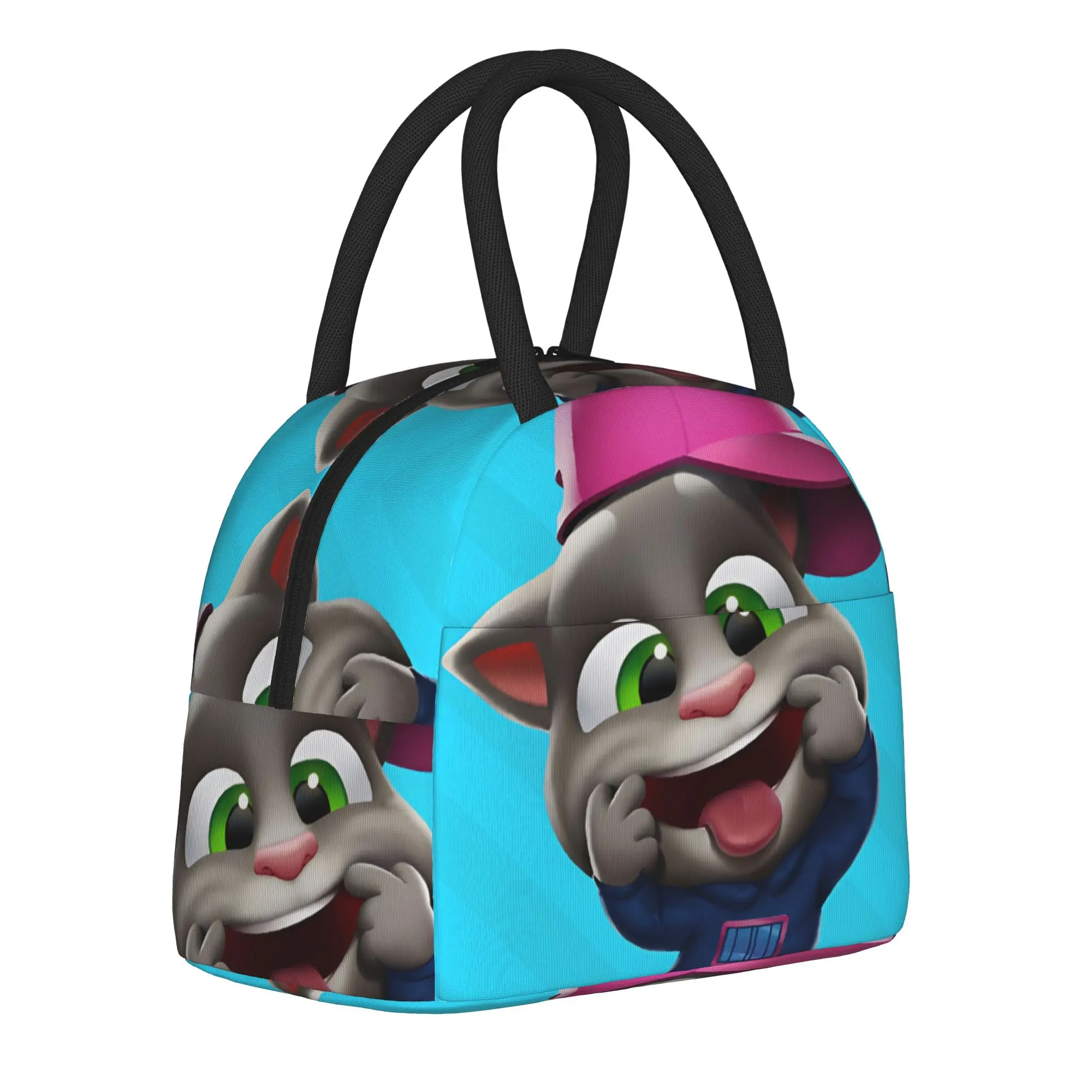 T-Talking T-Tom And F-Friends Thermal Insulated Lunch Bags for Picnic  Portable Bento Box Men Women Cooler Thermal Lunch Box
