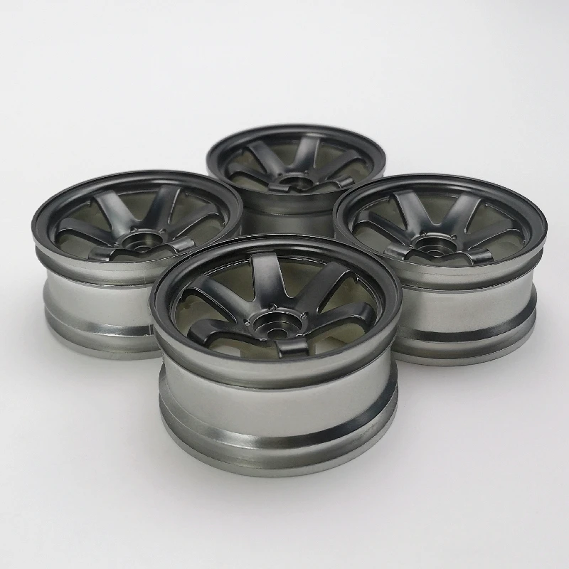 4pcs 3/6/9mm Offset RC Car 1/10 Scale Plastic Wheels Rims Drift On road Touring Model Hobby