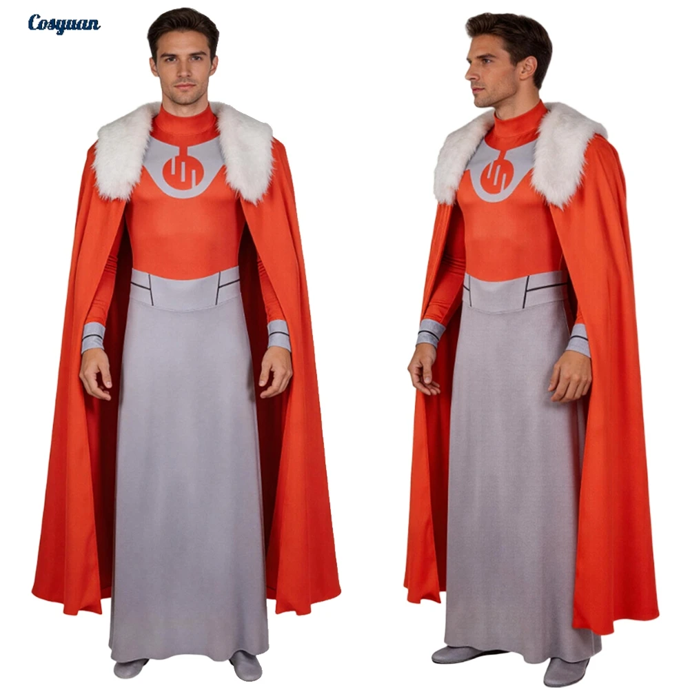 

Cartoon Invincible Cosplay Thragg Jumpsuit Coat Cloth Men Party Disguise Roleplay Male Halloween Costume Carnival Outfits Suits