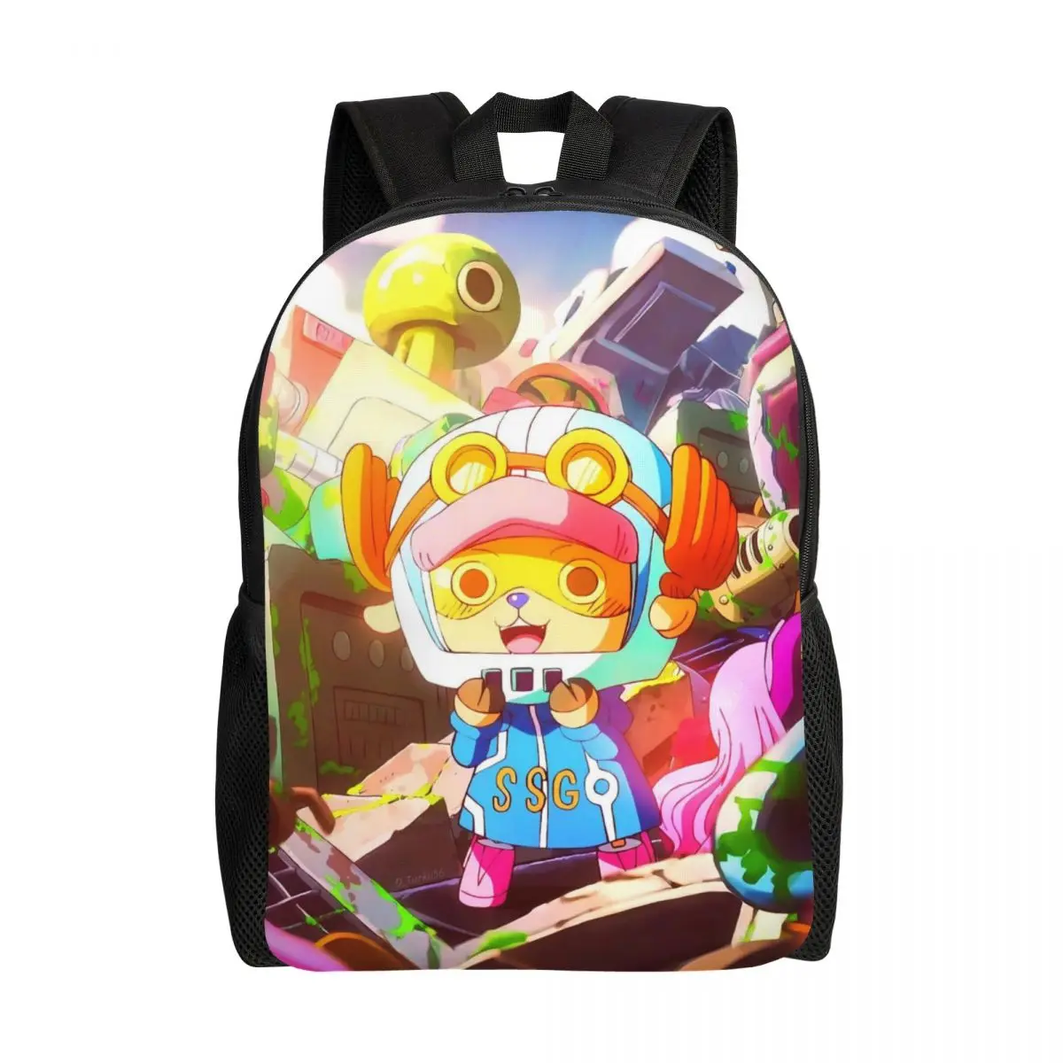 

Custom 3D Print Tony Tony Chopper Backpacks for One Piece College School Travel Bags Men Women Bookbag Fits 15 Inch Laptop